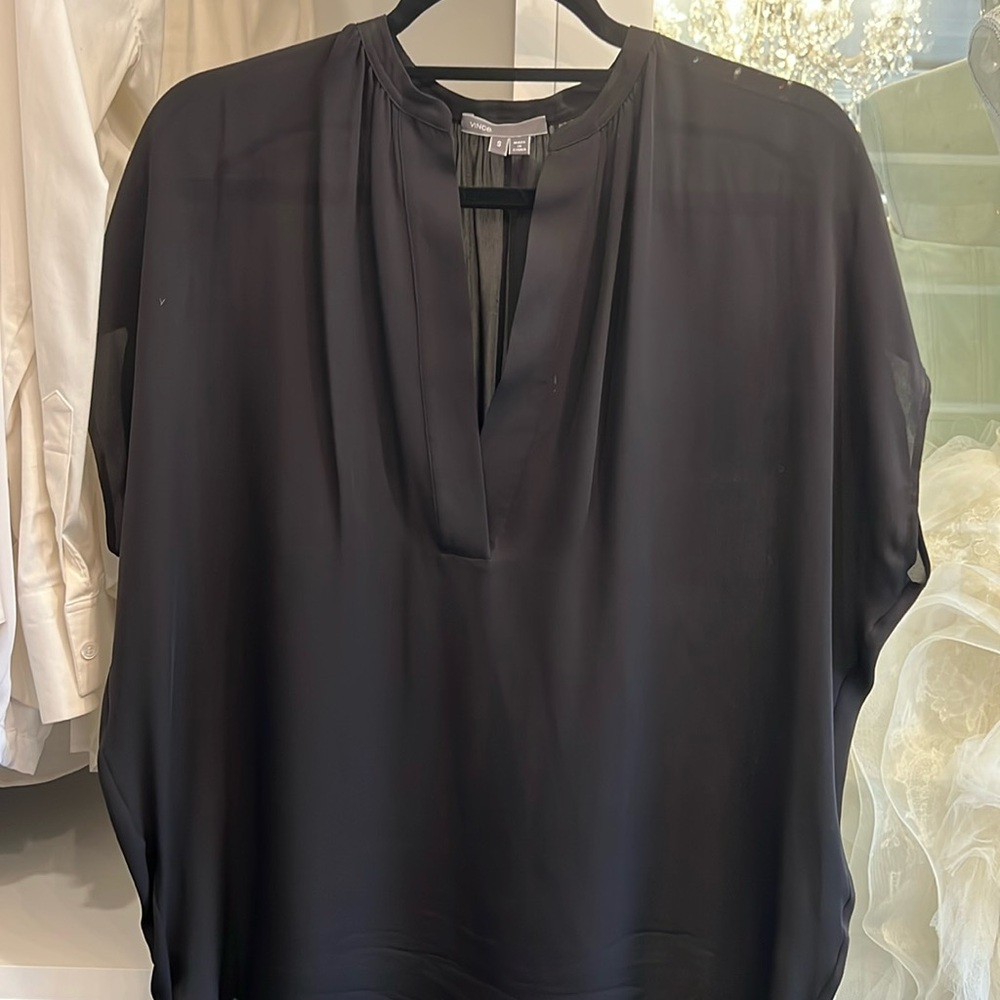 Vince silk blouse size small